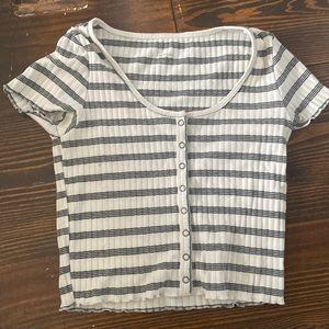 XS button down T-shirt